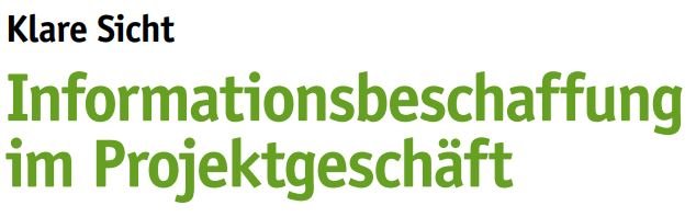 Titel_InformationsbeschaffungimProjektgeschaeft