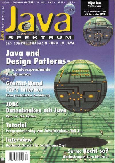 Cover JavaSpektum 5/1996