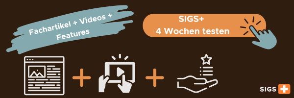 SIGS Plus testen, alle Features