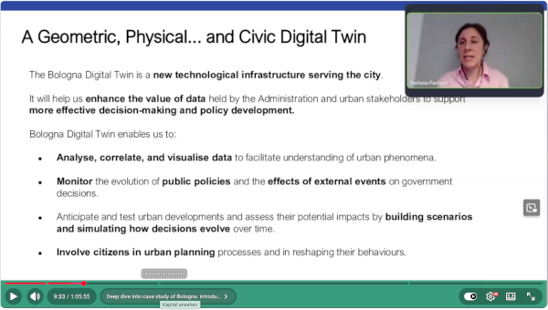 In einem Webinar im Januar stellten die Verantwortlichen von „Bologna Digital Twin“ ihr Projekt vor und gaben einen Zukunftsausblick. Die Aufzeichnung des Webinars gibt es unter https://www.youtube.com/watch?v=3KZqeL9vYFA