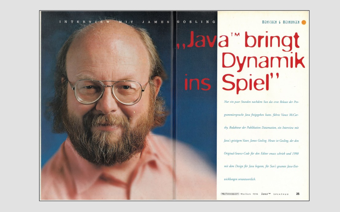Interview mit James Gosling: „Java™ bringt Dynamik ins Spiel“