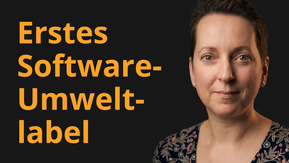 Video-Podcast: Der Blaue Engel für Software erklärt - Anita Schüttler