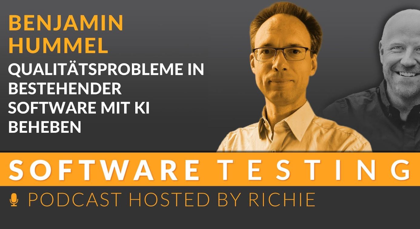 Video-Podcast: Qualitätsprobleme in bestehender Software mit KI beheben - Benjamin Hummel